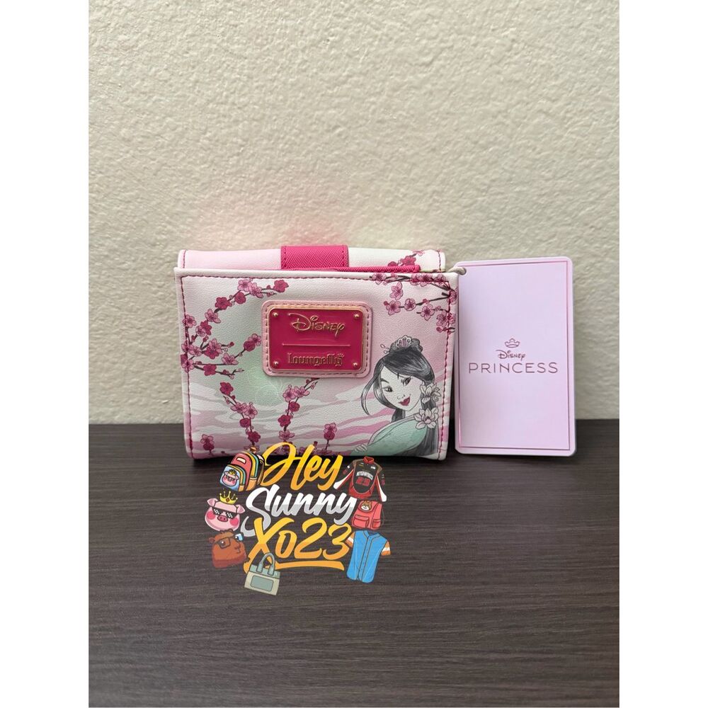 Loungefly Disney Mulan Cherry Blossom Illustrated Wallet